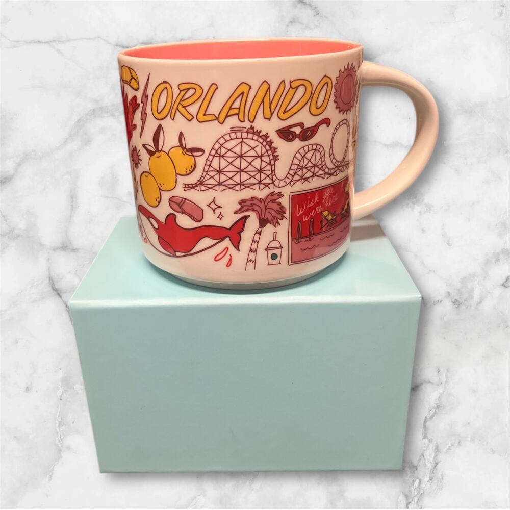 Starbucks Orlando Florida Been There Series Coffee Mug 14 Oz NIB